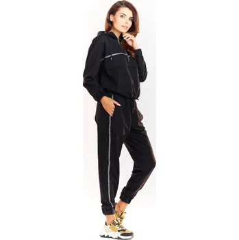 Kalhoty volného střihu M231 Barva: Černá, Velikost: S