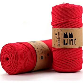 Příze MMboutique bavlněná šňůra Premium 3mm Red