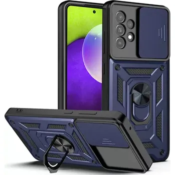 Pouzdro na mobilní telefon Kryt Samsung Galaxy A53 5G Techsuit CamShield Pro modrý