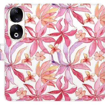 Pouzdro na mobilní telefon Flipové pouzdro iSaprio - Flower Pattern 10 - Honor 90 5G