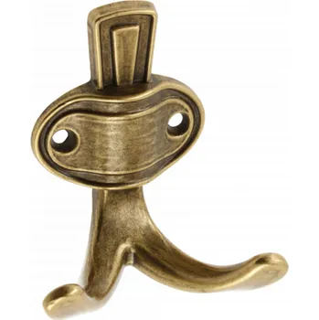 Věšák Věšák slitinový CORUNA, malý antická mosaz