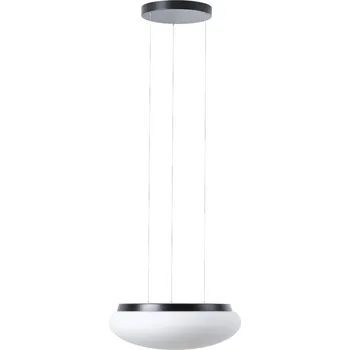 Osmont 67994 Arakis 3 LE, černé závěsné svítidlo z triplexového skla, 27W LED 4000K, prům. 44,5cm