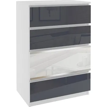 Komoda Komoda 22 Belini bílý / šedý