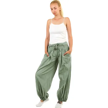 Dámské kalhoty Glara 59KY37 khaki uni