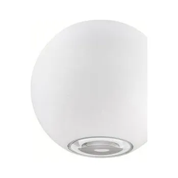 Venkovní osvětlení Nova Luce Venkovní nástěnné svítidlo COMO bílá hliník a sklo LED 2x5W 3000K 2x51st. IP54 světlo ve dvou směrech