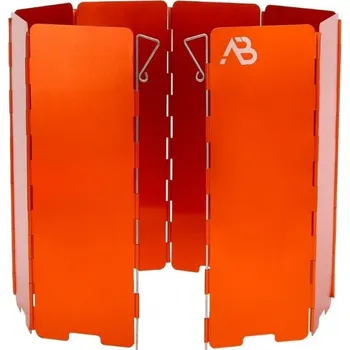 Turistický vařič AB Závětří pro kempingové vařiče skládací 8 lamel ORANŽOVÉ