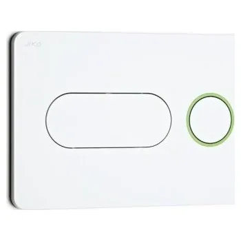 Splachovací tlačítko Jika PL8 ovládací tlačítko pro dvě splachování, plast, bílá/zelená
