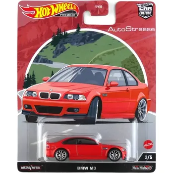 autíčko Hot Wheels Premium AutoStrasse BMW M3 Poškozený obal