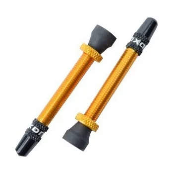 Duše na kolo TCS ALU galuskové ventilky 45mm 2 ks zlaté QUAXAR