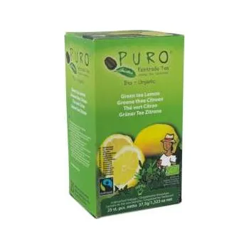 Čaj Zelený čaj Puro - citronový, Fairtrade, Bio, 25x 1,5 g