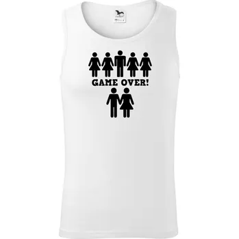 Game over svatba - Tílko pánské Core - 2XL ( Bílá )