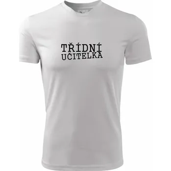 Chlapecké tričko Třídní učitelka - Dětské triko sportovní (dresovina) - 122 cm/6 let ( Bílá )