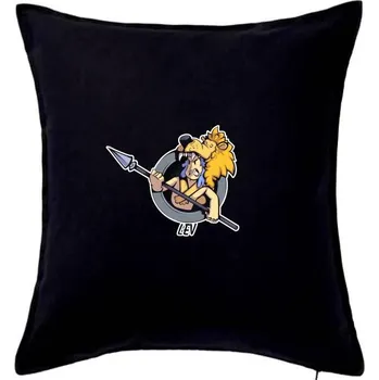 Polštář Znamení komiks lev - Polštář 50x50 - 50x50 - Pouze potah ( Černá )