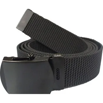 Opasek ROTHCO Opasek NYLON s černou přezkou ČERNÝ 110cm