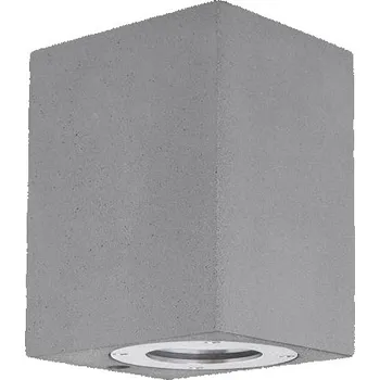 Venkovní osvětlení Nova Luce Venkovní nástěnné svítidlo FUENTO, GU10 1x7W IP65 světlo dolů Barva: Šedá