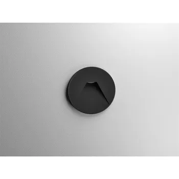 Bodové svítidlo Vnitřní zapuštěné svítidlo Led 2 WALK-R P.8,5cm černé