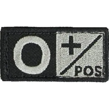 Nášivka CONDOR OUTDOOR Nášivka krevní skupina 0 POS VELCRO FOLIAGE
