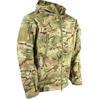 Pánská softshellová bunda KOMBAT Bunda softshell TACTICAL PATRIOT maskování BTP 3XL BTP