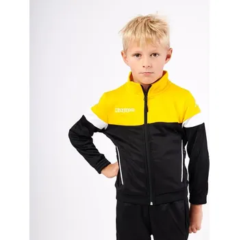 Chlapecká mikina Kappa VACONE mikina Jr černá/žlutá 10Y