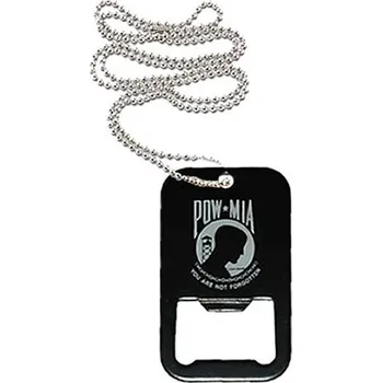 Otvírák FOSTEX Přívěšek na krk DOG TAG s otvírákem na lahve POW/MIA