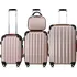 DBA 107191 sada kufrů růžová