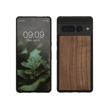 Pouzdro na mobilní telefon Dřevěné pouzdro pro Google Pixel 7 Pro - tmavě hnědá