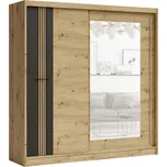 LOTA black ML-200 šatní skříň