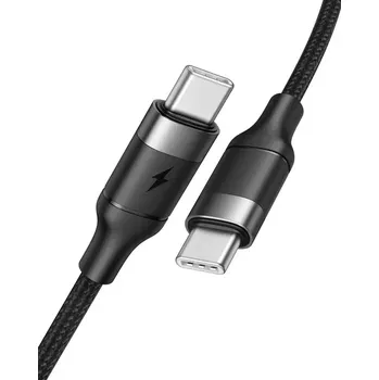 Datový kabel Kabel Veger CC02 100W C-C USB-C QC4.0 PD3.0 5A 1,5m černý
