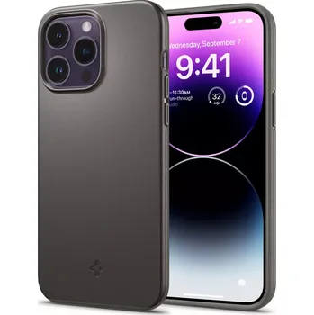 Pouzdro na mobilní telefon Pouzdro Spigen Thin Fit Apple iPhone 14 Pro Max - Šedé