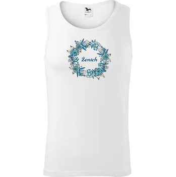 Pánské termoprádlo Ženích a nevěsta - květinový věneček (Pecka design) - Tílko pánské Core - XL ( Bílá )
