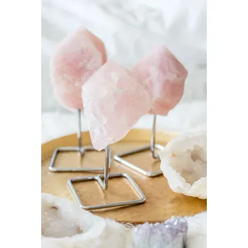 Přírodní kámen YogaDay Surová špice růženínu na stojanu