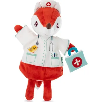plyšák Lilliputiens - maňásek na ruku - doktorka liška Alice