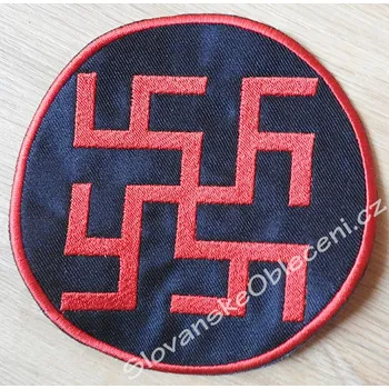 Nášivka Nášivka Kvítek Kapradí Barvy: Bílá, Velikost nášivky: 5 cm