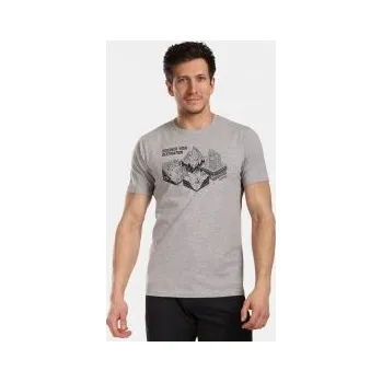 Pánské tričko Kilpi GAROVE-M světle šedá VM0306KI L; Šedá triko