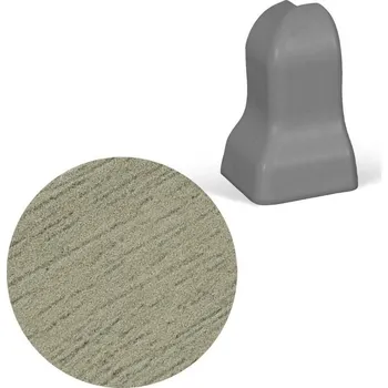 soklová lišta NOVÁK Vnější roh k soklové liště MDF 40x20 Dub Alpine, 1 ks M08-AMZR014