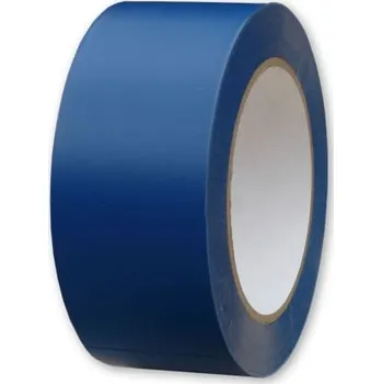Výstražná páska Modrá PVC PÁSKA podlahová označovací 50 mm × 33 m, silná