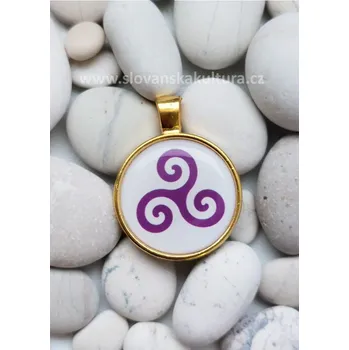 Přívěsek Přívěšek Triskel Povrch: Zlatavý