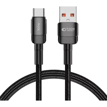 Datový kabel Kabel Tech-Protect UltraBoost EVO YJ-0039 USB-A / USB-C 100W/5A 1m černý