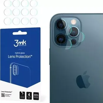 3mk Lens ochrana kamery pro Apple iPhone 12 Pro (4ks) 5903108323215