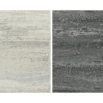 Kuchyňská pracovní deska Obkladová deska Polyform oboustranná TRAVERTIN SVĚTLÝ/TRAVERTIN TMAVÝ 10x640x4100 mm