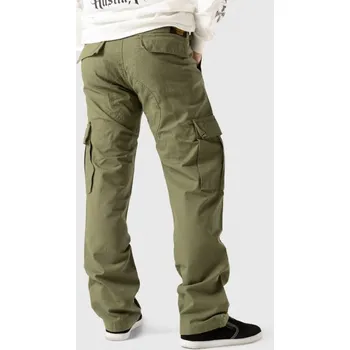 Pánské kalhoty West Coast Choppers kalhoty Military Cargo zelené 3XL