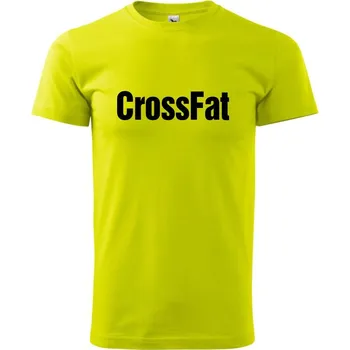 Pánské tričko CrossFat - Klasické pánské triko vyšší gramáže - XS ( Limetková )