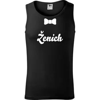 Rozlučka motýlek - ženich - Tílko pánské Core - L ( Černá )