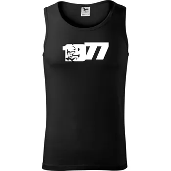 Husákovo dítě - 1977 - Tílko pánské Core - 2XL ( Černá )