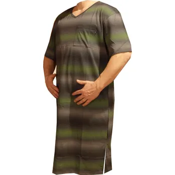 Pánská noční košile xcena Pánská bavlněná noční košile s kapsičkou Velikost: XXL