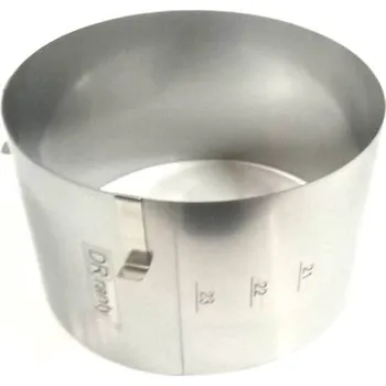 Forma na pečení Nastavitelná forma kruhová 21-26cm (výška 14cm) - DR ranty