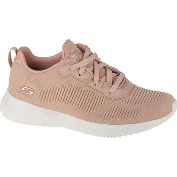 Dámské tenisky Pudrové dámské tenisky Skechers Bobs Squad-Tough Talk 32504-NUDE Velikost: 39