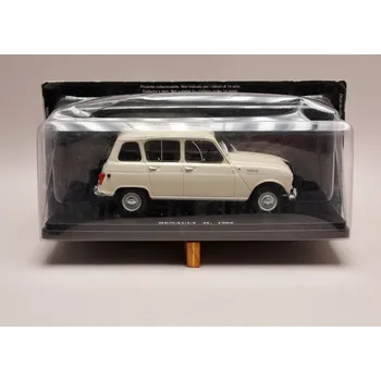 Plastikový model Renault 4 L 1964 bílá 1:24 Champion