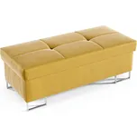 Eka Podnožka WILIAM 105 cm Barva látky: KRONOS 01 (Žlutá)