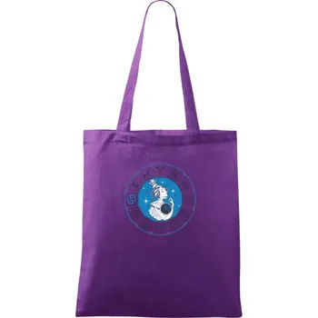 Souhvězdí rak barevné - Taška bavlněná - 42 x 38 cm ( Fialová )